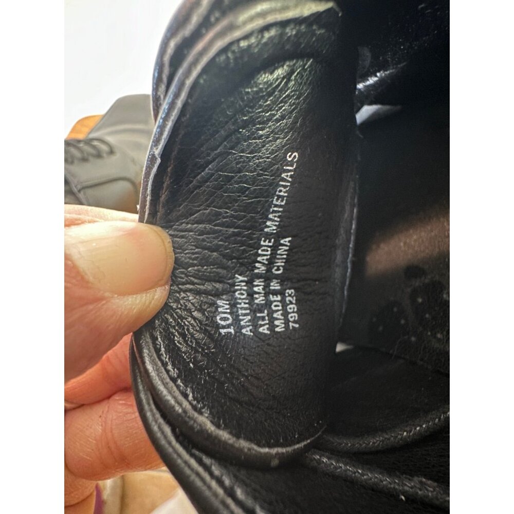 Van Heusen Anthony Line Dress Shoes  Black Size 10 Sku 2702 - Picture 12 of 15